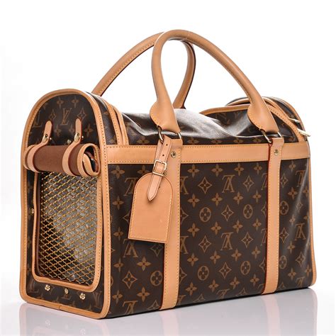 louis vuitton stuffed dog|authentic louis vuitton pet carrier.